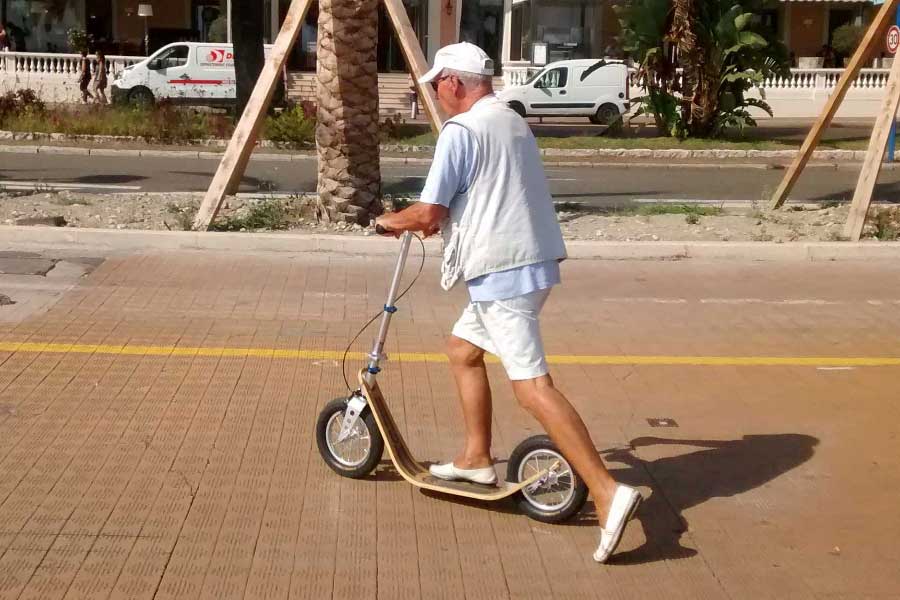 Kick scooter for elders?