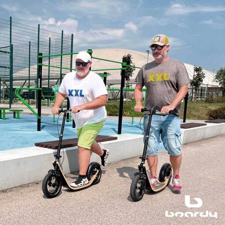 Effective and fun way to lose weight with kick-scooting